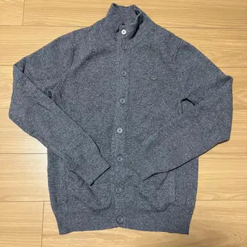 LACOSTE 그레이 가디건 M 사이즈