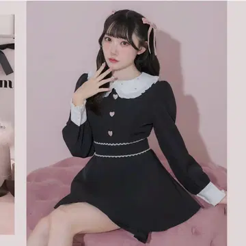 pium 혼다 타마유키 비쥬 카라 도리 셋업 블랙