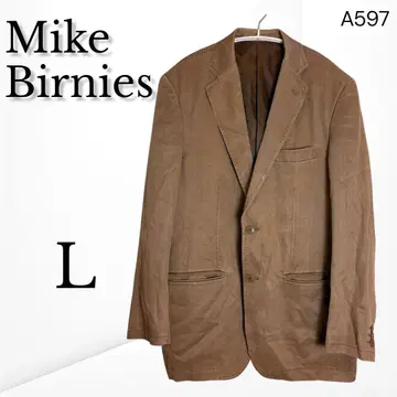 마이크 바니즈 텐셀 자켓 캐주얼 테일러드 브라운 L