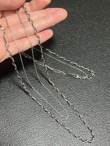 캘빈클라인 앙페어드 스크류 체인 목걸이