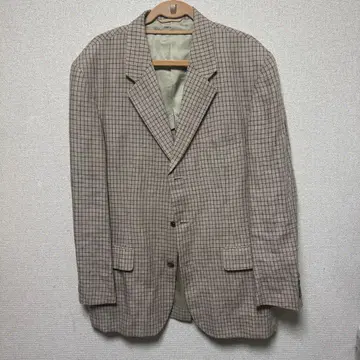 90s J.CREW 체크 테일러드 자켓