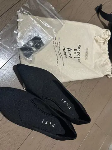 PLST 리사이클 니트 에어리 펌프스 사이즈 24cm