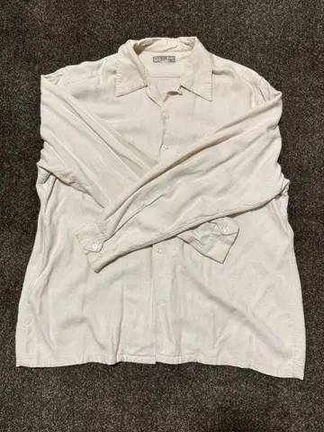 50's McGREGOR 맥그리거 오픈 카라 셔츠 개버딘 레이온 셔츠