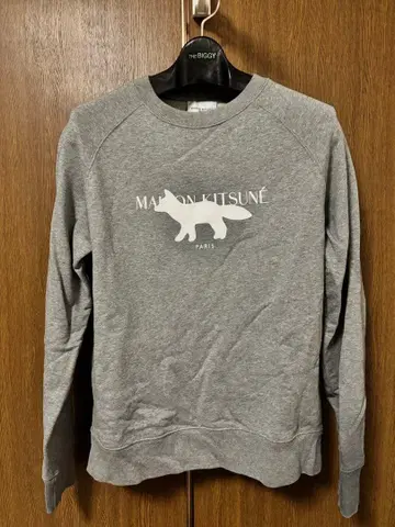 메종 키츠네 그레이 스웨트 셔츠