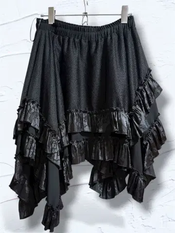 큐티 플래시 아지메 스커트 블랙 레어