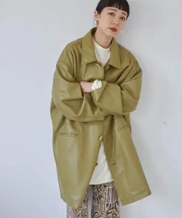 TODAYFUL Leather Over Jacket