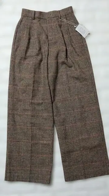 DoCLASSE 체크 와이드 팬츠 택 포함 새상품 7