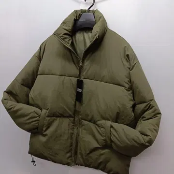 새상품 남성용 L 사이즈 경량 발수 듀스포 패딩 자켓 그린 70062