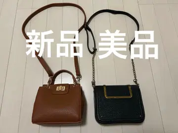 [ 새상품 & 새상품급 ] 브라운과 블랙의 숄더백