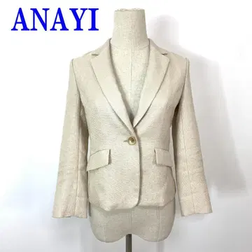 아나이 테일러드 자켓 베이지 폴리에스테르 100% 36 C3696