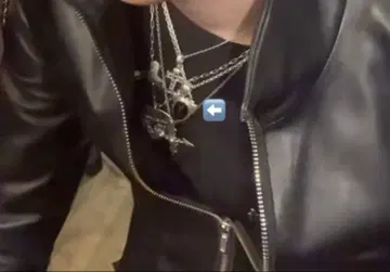 남성용 목걸이 실버