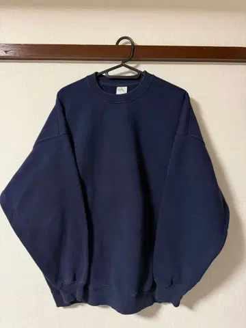 MUHAKU 네이비 크루넥 트레이닝복 S 사이즈