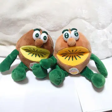 키위 브라더스 봉제 인형 2개 세트