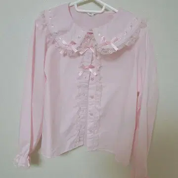 마유론 majoretty 콜라보 블라우스 핑크