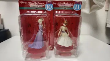 디즈니 해피 복권 크리스마스 오너먼트 2025 안나와 엘사 세트