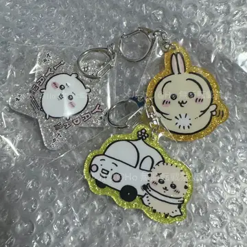 치이카와 라메 아크릴 키링 4탄 치이카와 & 토끼 & 랏코 세트