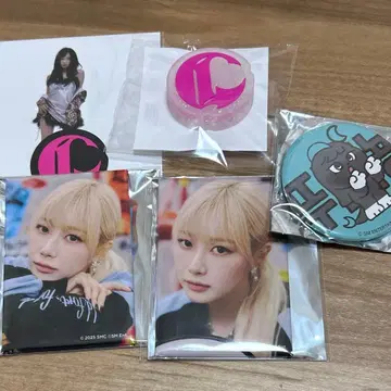 aespa 지젤 랜덤 토이 캔뱃지 스티커