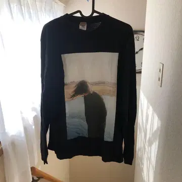 카네코아야노 M 사이즈 긴팔 티셔츠 사진 프린트