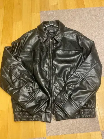 zara 가죽 자켓 xs 봄버 자켓