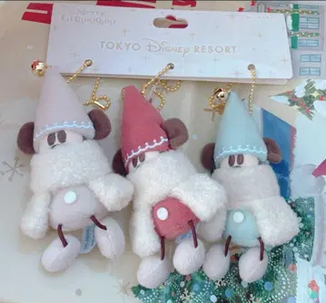 2025 릴린린 봉제 인형 참 3개 세트 디즈니 크리스마스
