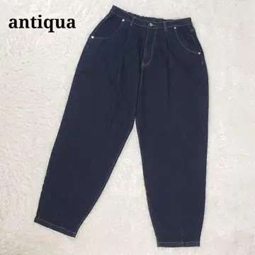 안티카 하이웨스트 스트레치 벌룬 데님 팬츠 LXL