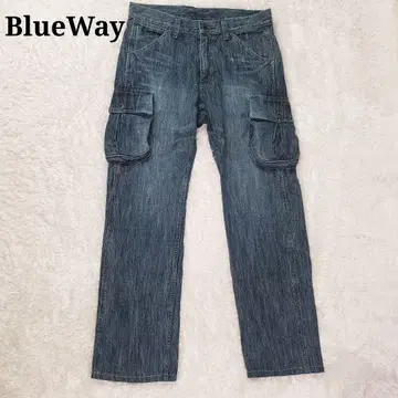 구하기 어려움 블루웨이 surplus M841 카고 팬츠 데님 L