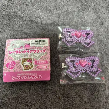 산리오 쿠로미 시크릿 헤어 클립 갸루 키티 갸루 고양이