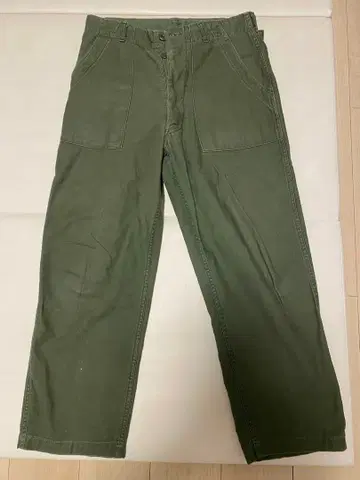 구제 의류 베이커 팬츠