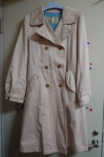 AS KNOW AS DE BASE 오라카 트렌치코트 (핑크)