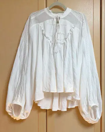 나기사 3ren 리본 블라우스