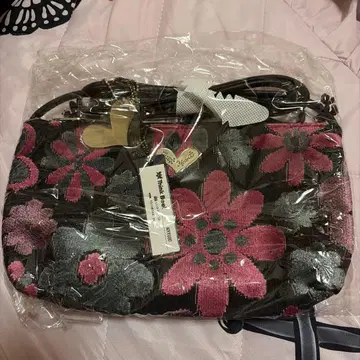 플라워 패턴 숄더백