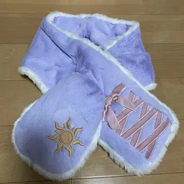 디즈니씨 판타지 스프링스 라푼젤 머플러 미사용 새상품