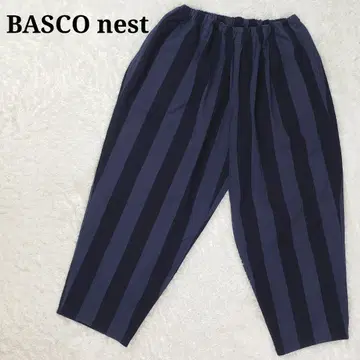 BASCO nest 바스코 마오 팬츠 스트라이프 네이비