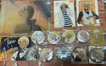 명탐정 코난 아무로 토오루 버번 앱 캔뱃지 헤드폰 브로마이드