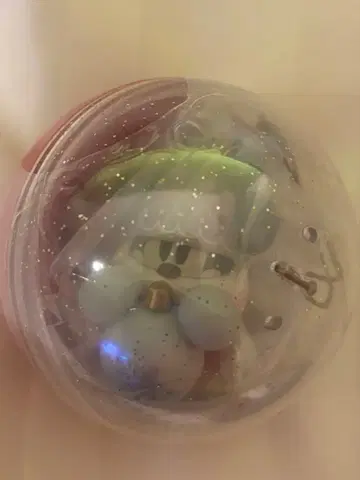 디즈니 크리스마스 릴린린 캡슐 토이 브라운