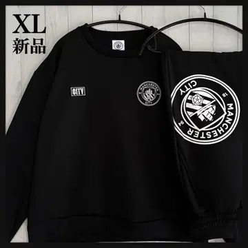 [택 포함 새상품] 맨체스터 시티 로고 셋업 자수 블랙 XL