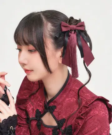 [ axes ] 태슬 리본 머리핀 세트