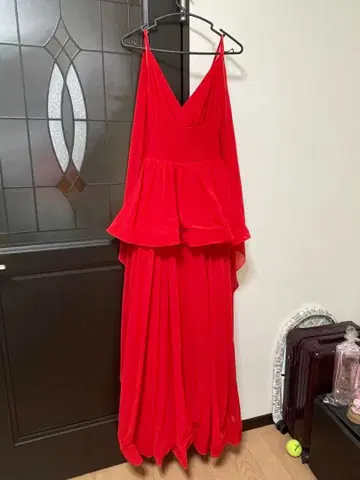 BCBGMAXAZRIA 빨간색 드레스 XXS