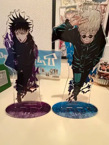 고죠 사토루 후시구로 메구미 점프 빅 아크릴 스탠드 세트