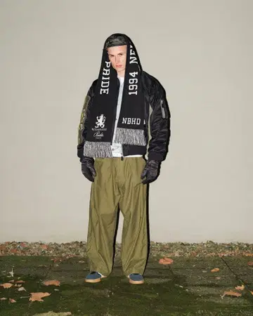 새상품 네이버후드 TEAM MUFFLER 팀 머플러