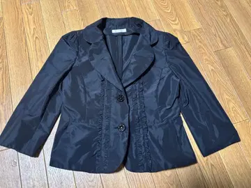 MAGGY PLATINE 블랙 테일러드 자켓