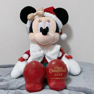 디즈니 크리스마스 2025 봉제 인형 미니 산타 머플러
