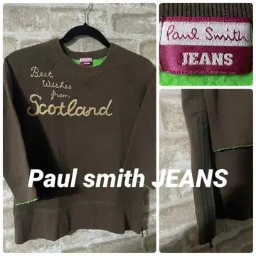 Paul smith JEANS 여성용 M 맨투맨 트레이닝복 짧은 기장