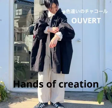 Hands of creation OUVERT 리사이클 웨더 후드 코트
