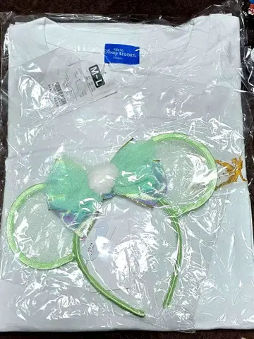 판타지 스프링스 팅커벨 머리띠 & 셔츠 세트