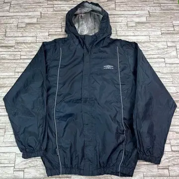 UMBRO 나일론 자켓 그레이 후드 원포인트 로고