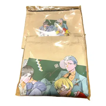 아이돌 마스터 SideM 전Q 콜라보 공식 토트백 플랫 파우치