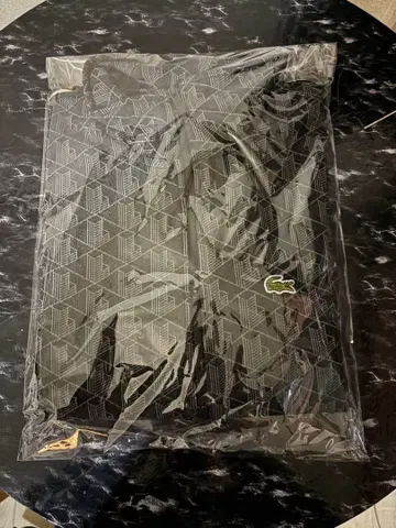 초인기 완판 라코스테 모노그램 블랙 셋업 컴플리트