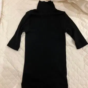 새상품 홈스펀 골지 오부 소매 터틀 풀오버