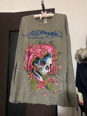 Ed Hardy 롱T 스컬 드래곤